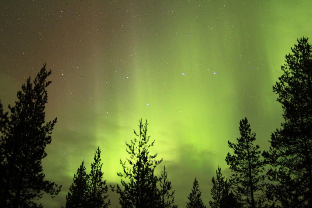 Aurora boreal 10.10.2012 (Foto: Wim Pauwels)