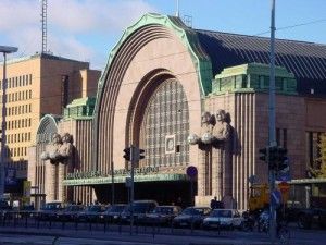 La estación de trenes de Helsinki