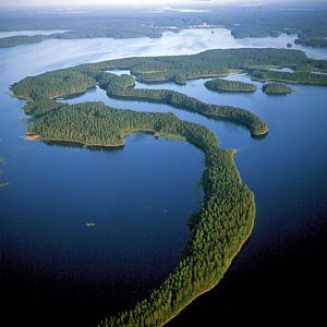 Lago Saimaa Finlandia