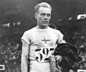 El atleta Paavo Nurmi