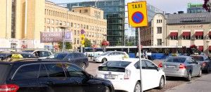 Usando los taxis en Finlandia