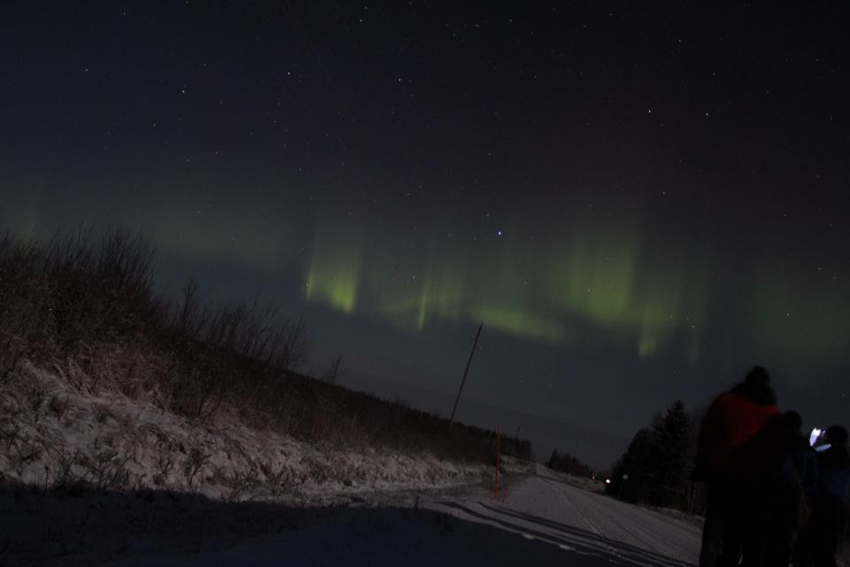 Aurora Boreal en Rovaniemi 3.12.2012 (foto: Carlos López)