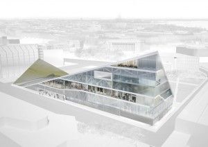 Concurso para diseñar la biblioteca central de Helsinki