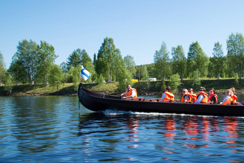 Crucero fluvial en Rovaniemi, 29.5.2013