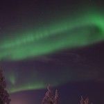 Aurora boreal en Laponia, Finlandia (Foto HelloLapland)