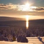 Paisaje inverna en Laponia (Foto HelloLapland)