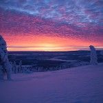 Paisaje nevado en Laponia (Foto HelloLapland)