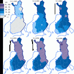 Situación de nieve en Laponia temporada 2005-2006