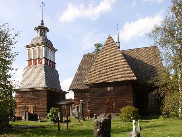 Antigua iglesia de Petäjävesi