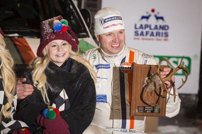 Juha Salo. El campeón de este año del Arctic Lapland Rally 