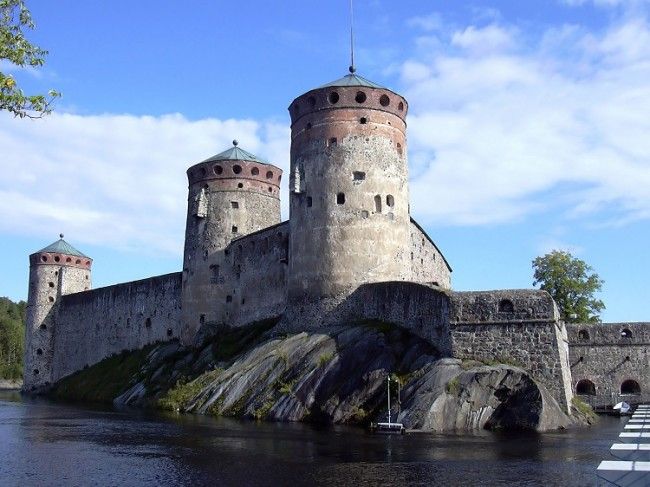 El castillo de Olavinlinna 