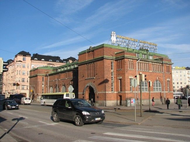 El mercado de Hakaniemi en Helsinki