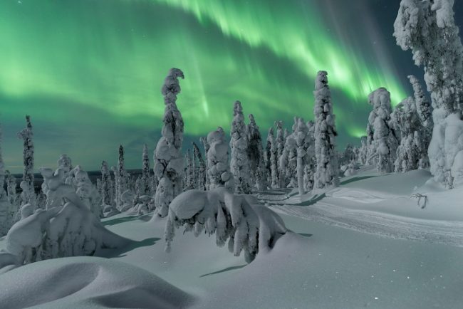 Aurora Boreal en Laponia
