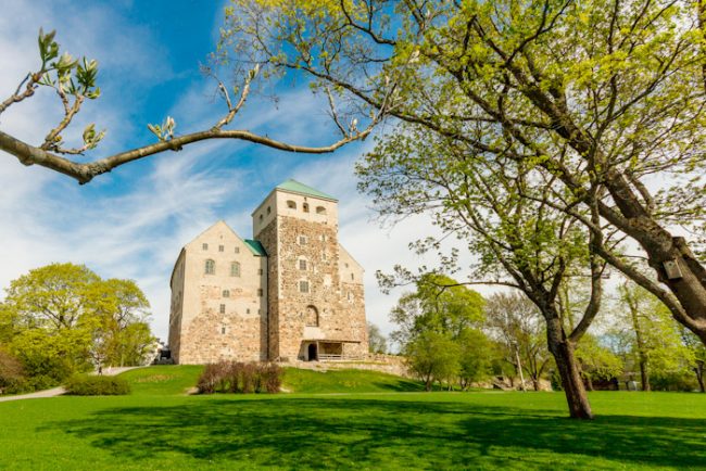 El castillo de la ciudad de Turku 