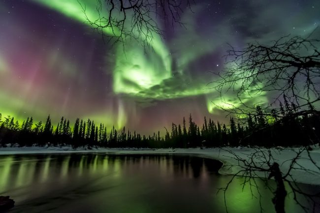 Aurora Boreal en Laponia 