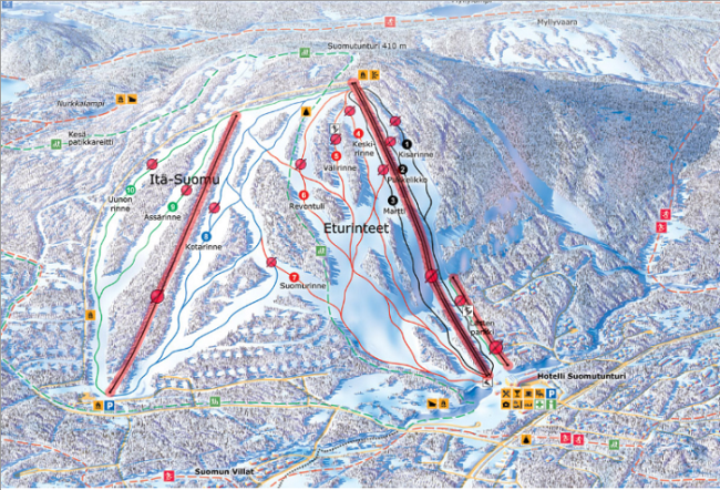 Mapa-de-la-estación-de-esquí-de-Suomu_fotoSuomutunturi