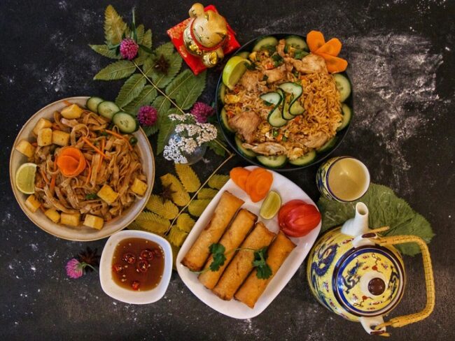 Algunos-platos-del-restaurante-chino-Golden-Bowl-Dim-Sum_fotoSantaClausVillage