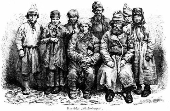 Dibujo-de-personas-Skolt-Sami-en-la-Peninsula-de-Kola-en-Rusia-en 1871_fotoThorguds-Wikipedia